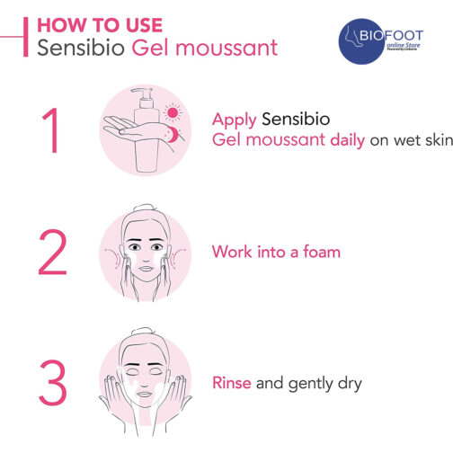 BIODERMA SENSIBIO GEL MOUSSANT 200ML - Image 2
