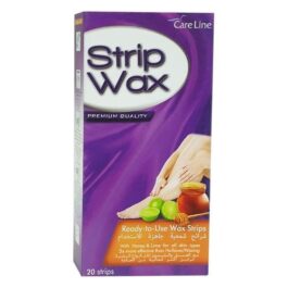 CARE LINE WAX STRIP HONEY 20S