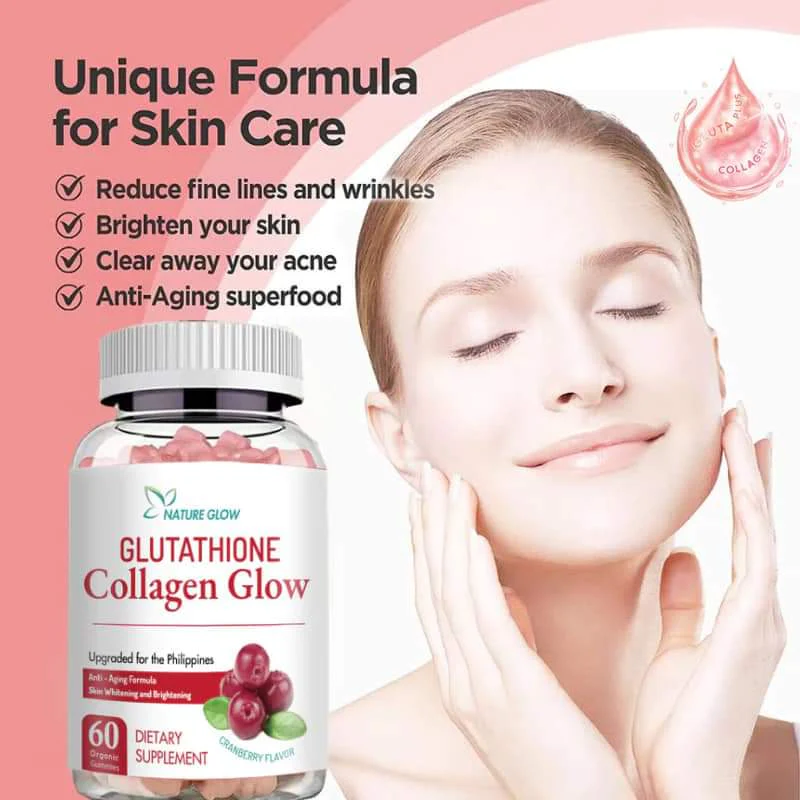 NATUREGLOW GLUTATHIONE CRANBERRY GUMMIES 60S - Image 2