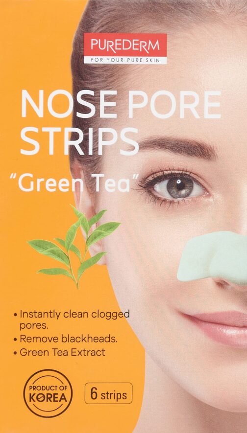 PUREDERM NOSE PORE STRIPS GREEN TEA