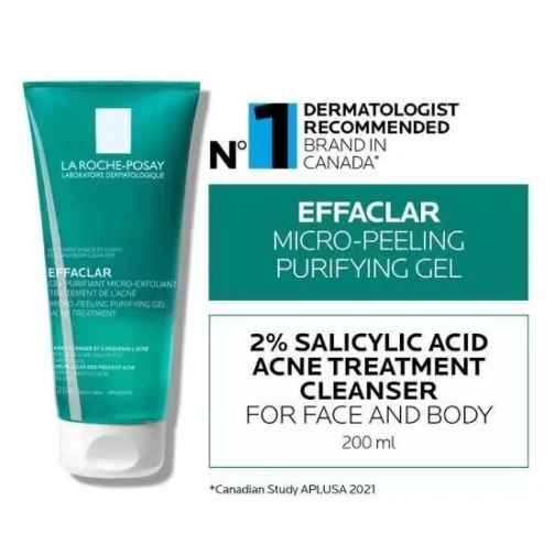 LAROCHE-POSAY EFFACLAR MICRO-PEELING PURIFYING GEL 200ml - Image 4
