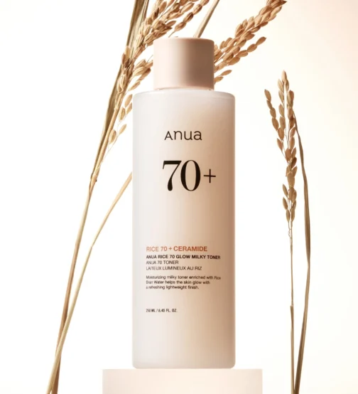 ANUA 70+ GLOW MILKY TONER 250ML - Image 4