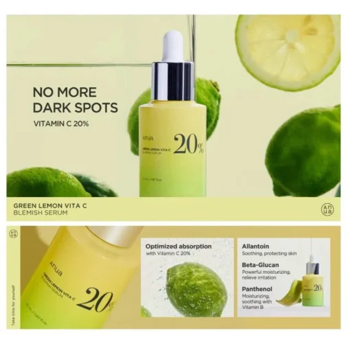 ANUA GREEN LEMON VITA C SERUM 20G - Image 5