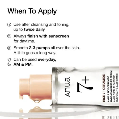 ANUA 7+ HYDRATING BARRIER SERUM 50ML - Image 5