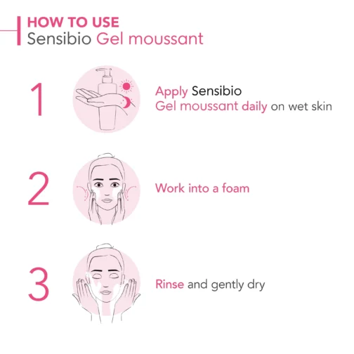 BIODERMA SENSIBIO GEL MOUSSANT 100ml - Image 3