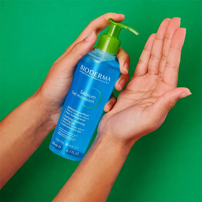 BIODERMA SEBIUM GEL MOUSSANT 200ML - Image 3