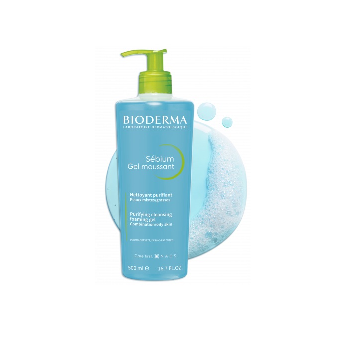 BIODERMA SEBIUM GEL MOUSSANT 500ML - Image 2