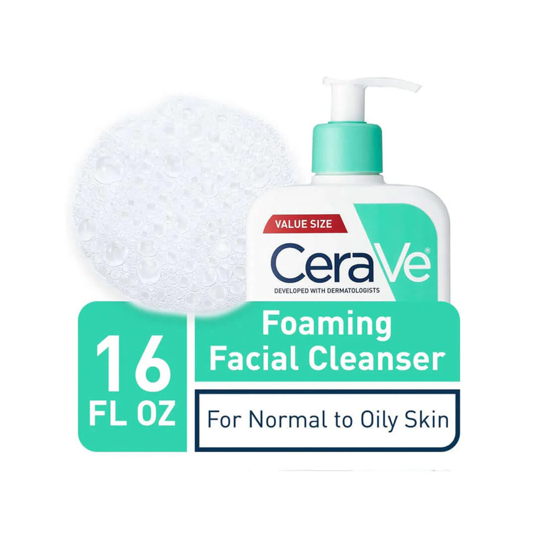 CERAVE FOAMING FACIAL CLEANSER 473ML - Image 3