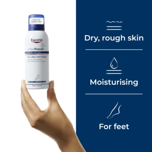 EUCERIN UREA REPAIR 10% UREA FOOT FOAM 150ML - Image 2