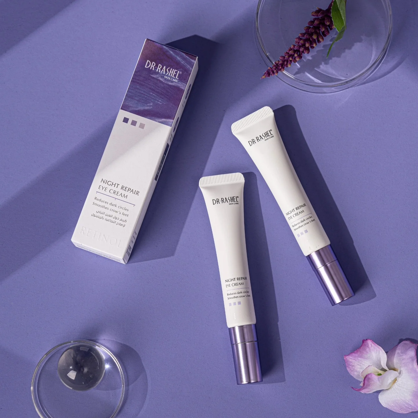 DR RASHEL NIGHT REPAIR RETINOL EYE CREAM 20G - Image 3