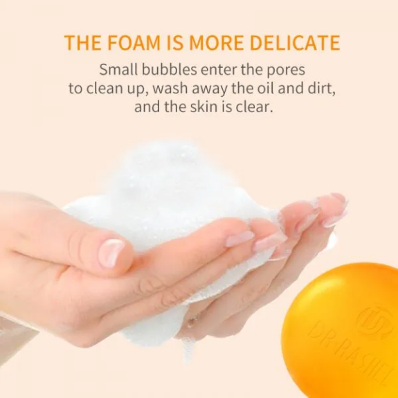 DR RASHEL VITAMIN C WHITENING SOAP 100G - Image 2